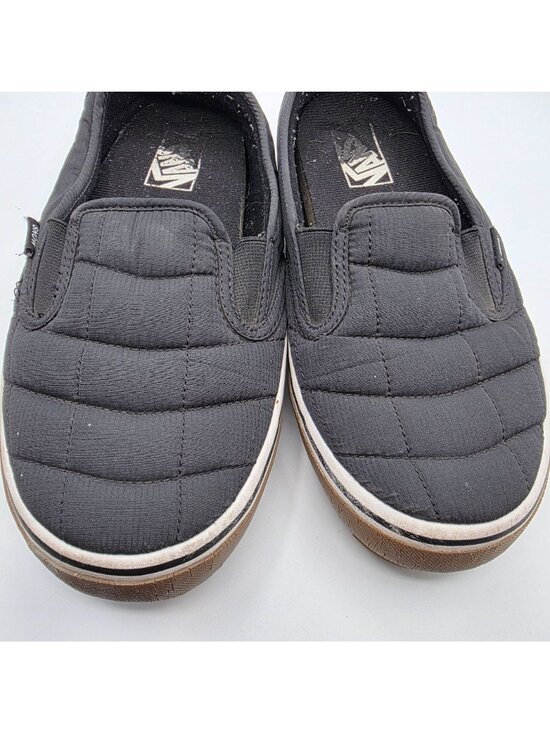 Vans Snow Lodge Slipper Vansguard Mens Size 8 Black Quilted Slip On Shoes main image 7